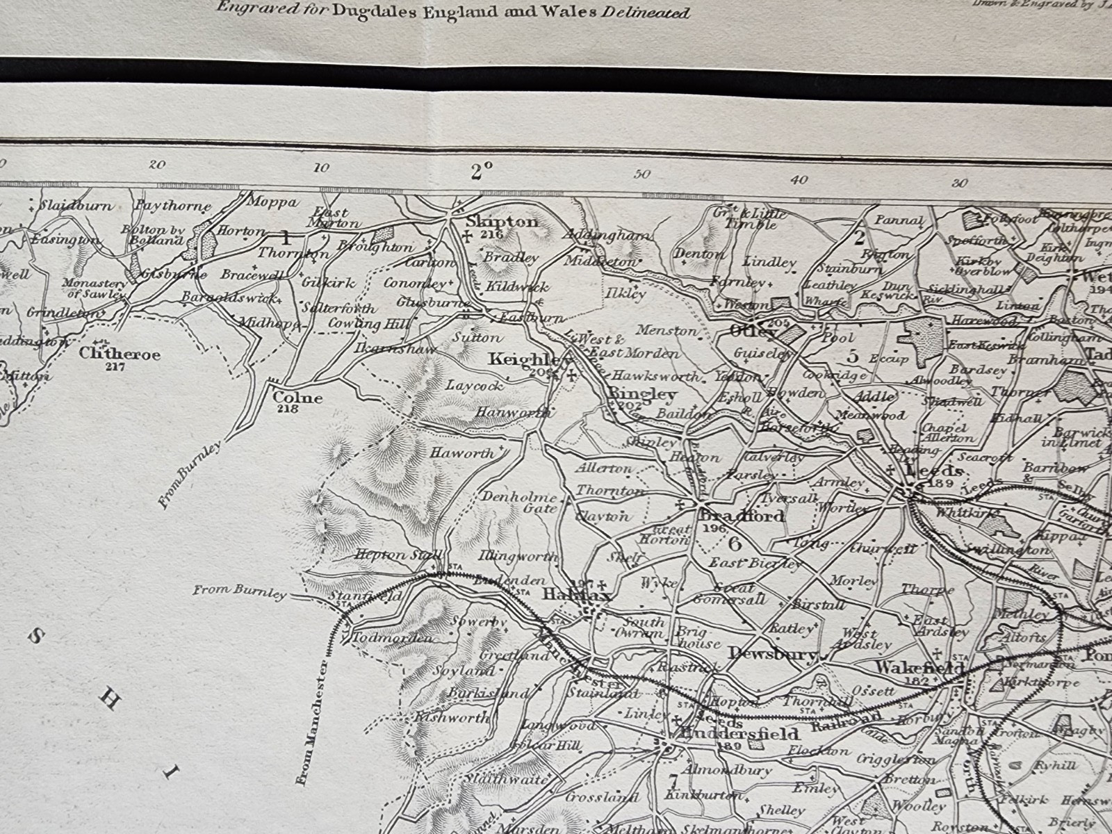 Antique c. 1850 County Map Set – Yorkshire – Joshua Archer