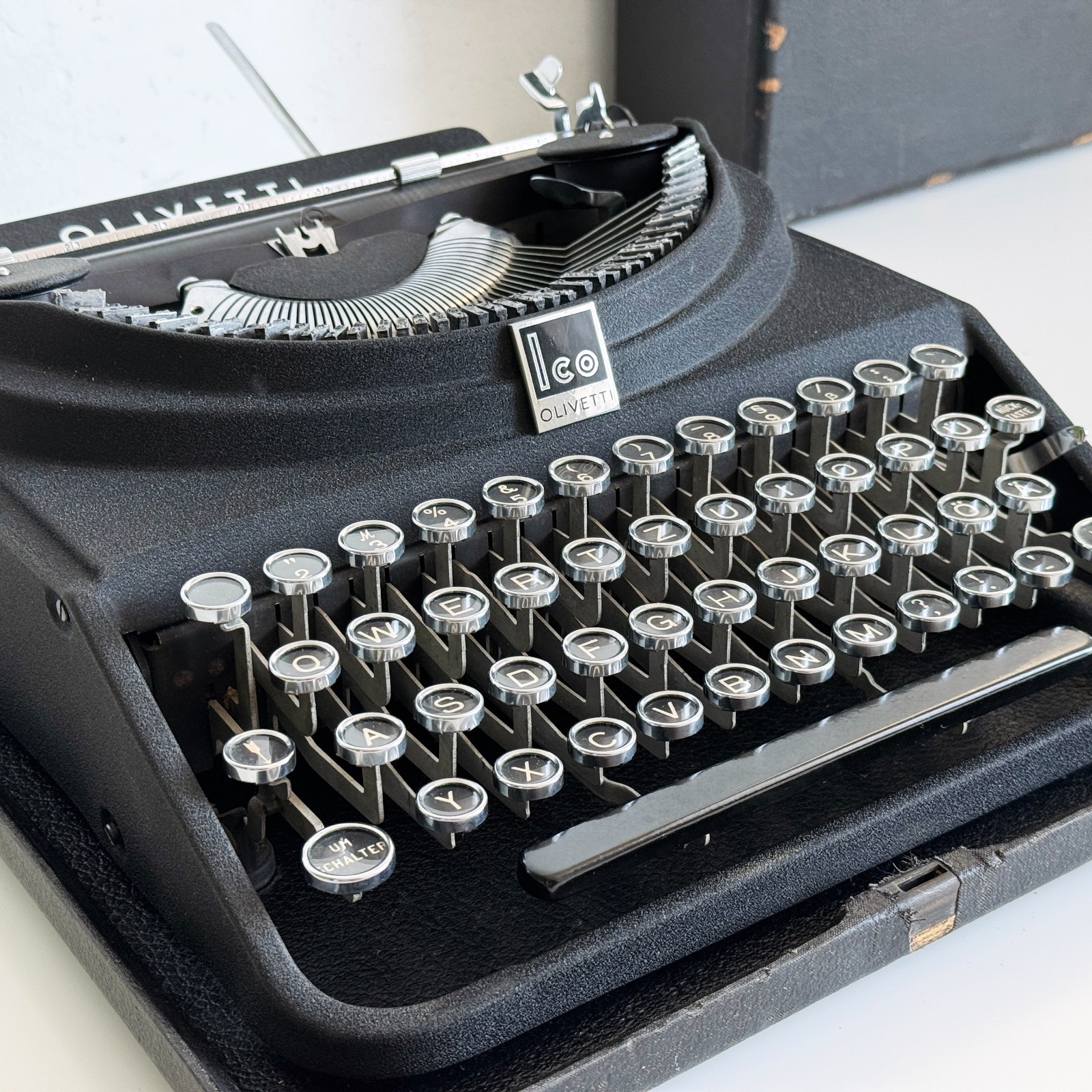 Pre-War Olivetti Ico | Typewriter | Working | 1930s | UPS 3-Day to US/CAN