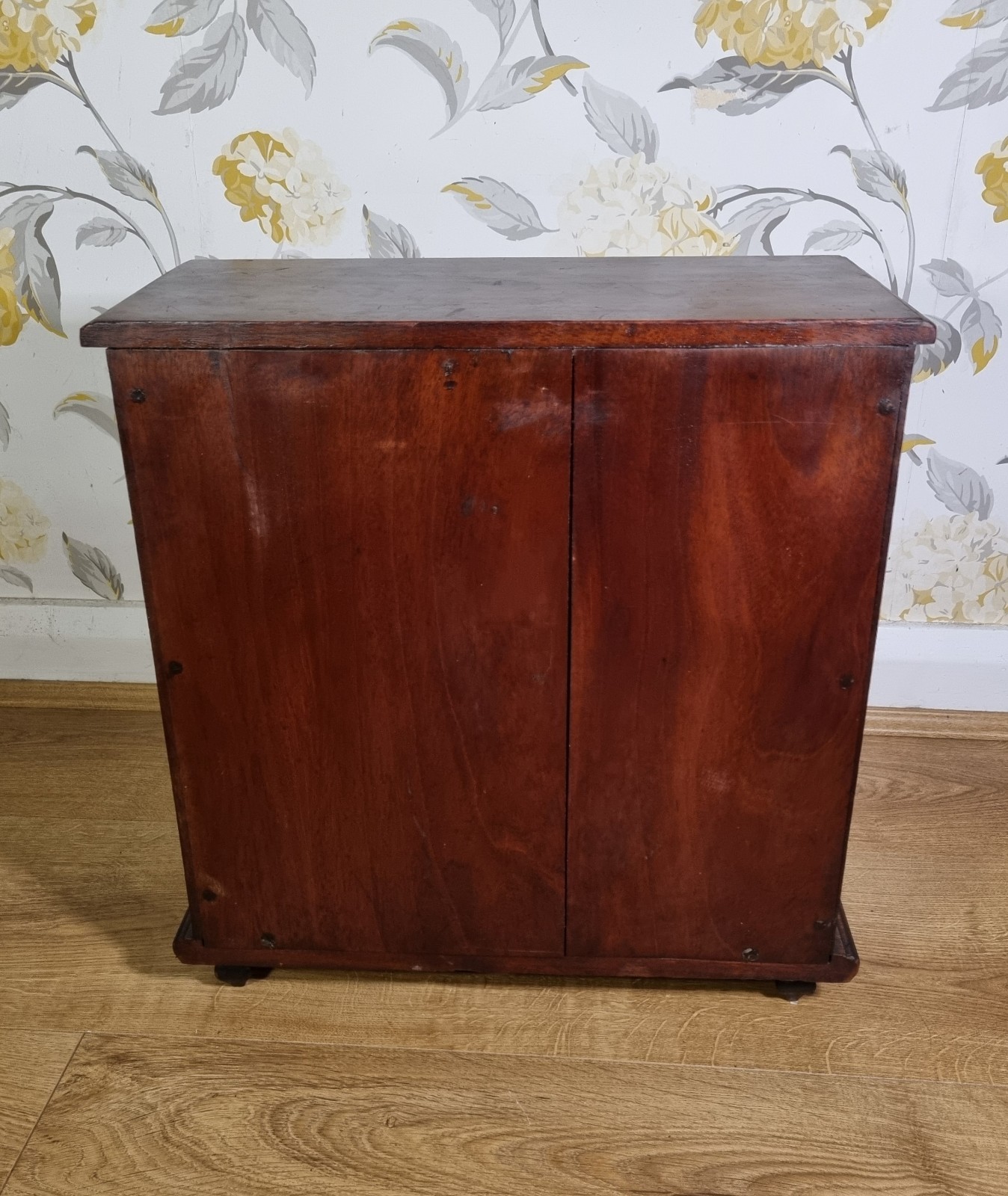 Antique 19th Century Mahogany Miniature Chest Of 5 Drawers Apprentice Piece