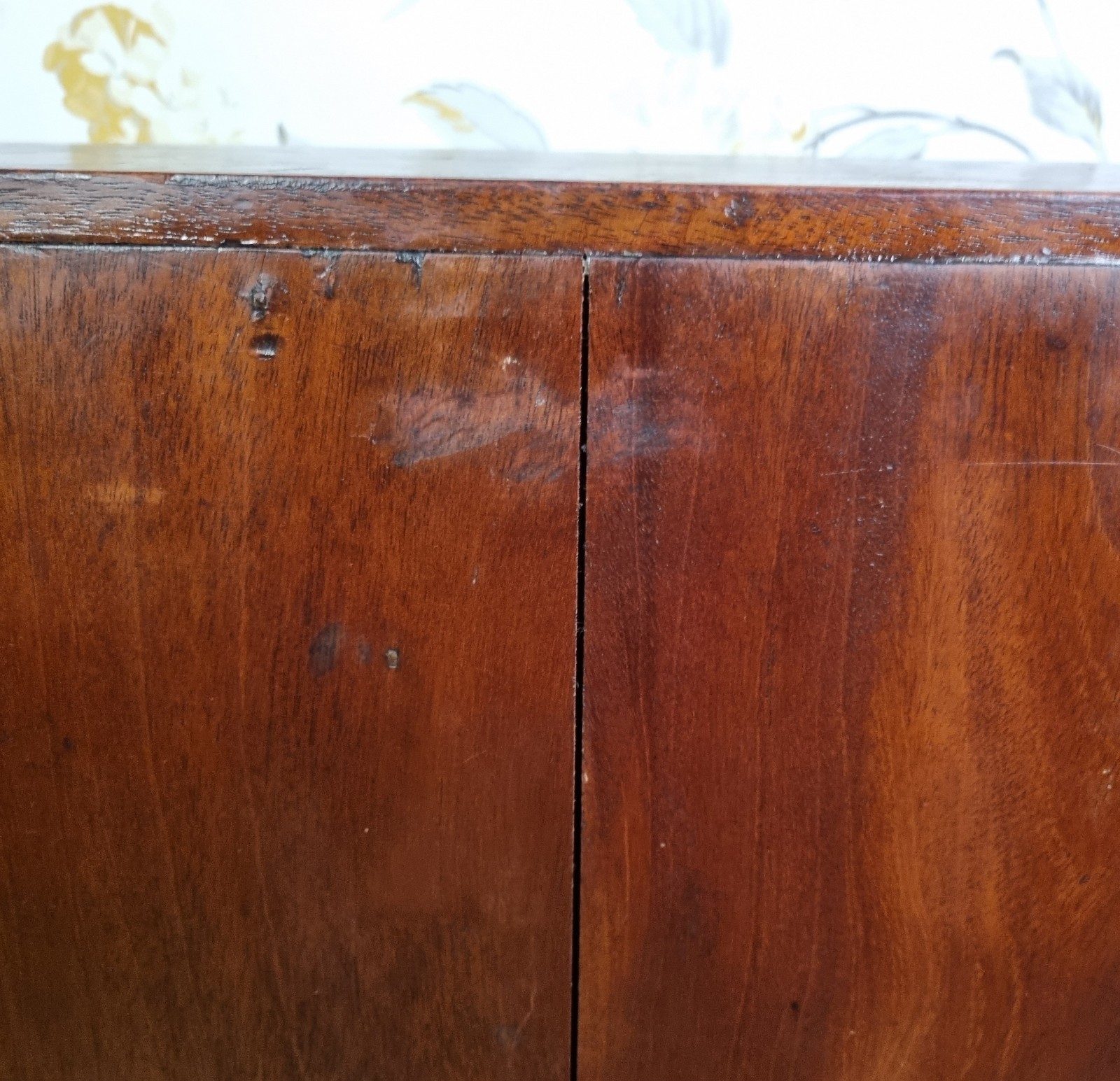 Antique 19th Century Mahogany Miniature Chest Of 5 Drawers Apprentice Piece