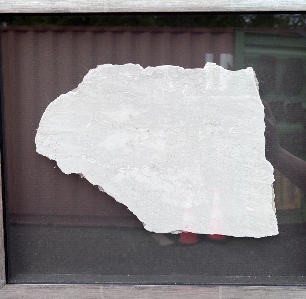Ceiling plaster fragment, First Parsonage, Kinderhook, New York, circa 1786