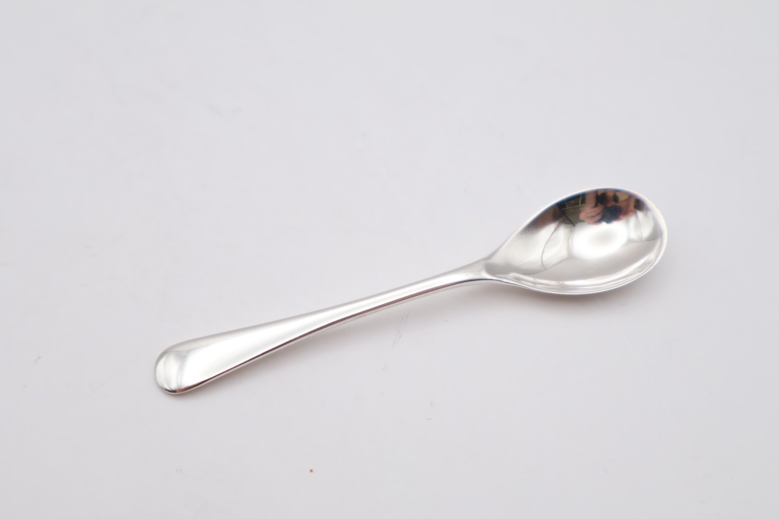 Antique Sterling Silver Mustard Condiment Spoon Hallmarked Birmingham 1913