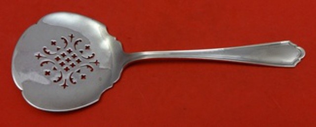 John Alden by Watson Sterling Silver Tomato Server Pierced Center 7 1/2″