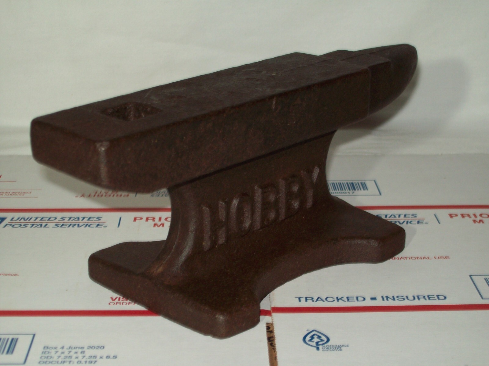 Hobby 9 Pound Anvil ~ Primitive Blacksmith / Jewelers Iron Tool ~ Displays Well