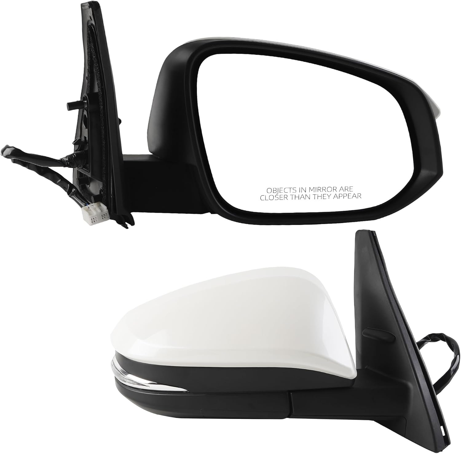 Dasbecan Right Passenger Side Mirror Compatible with Toyota 4Runner 2014-2023 Ma