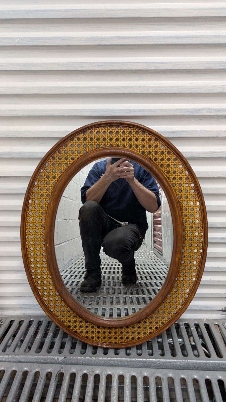 Framed Wall Mirror Copyright MCMLXXVIII Dart Ind. Part #2380 Made in USA