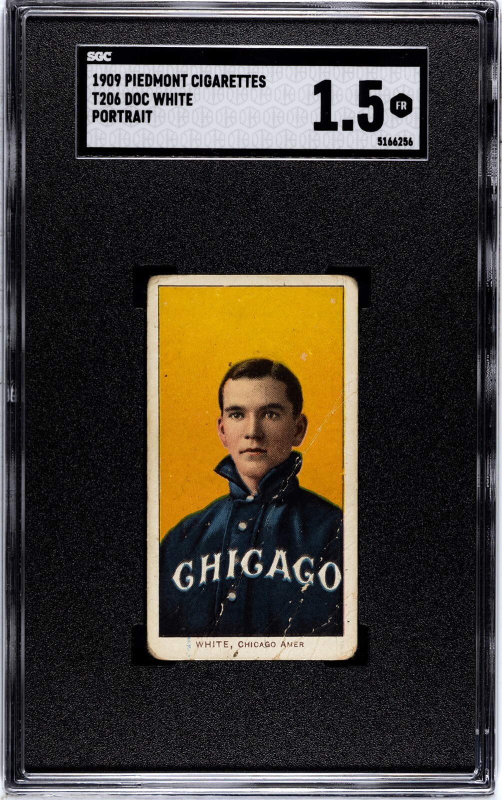 T206 DOC WHITE (A DDS!) WAS A PITCHER WITH THE CHICAGO WHITE SOX 1909 PIEDMONT