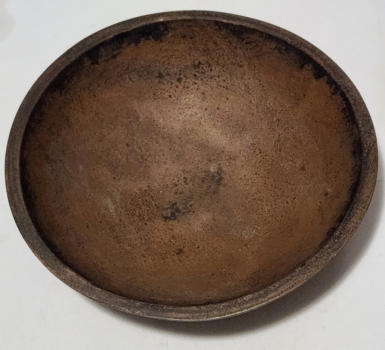 BEAUTIFUL ANTIQUE / VINTAGE WOOD DOUGH BOWL PAINTED PRIMITIVE WOODEN BOWL
