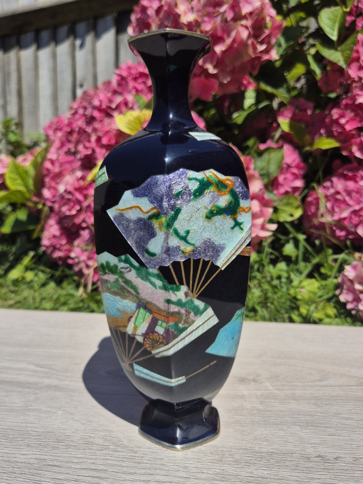 An Elegant Japanese Cloisonne Vase – Signed – Meiji