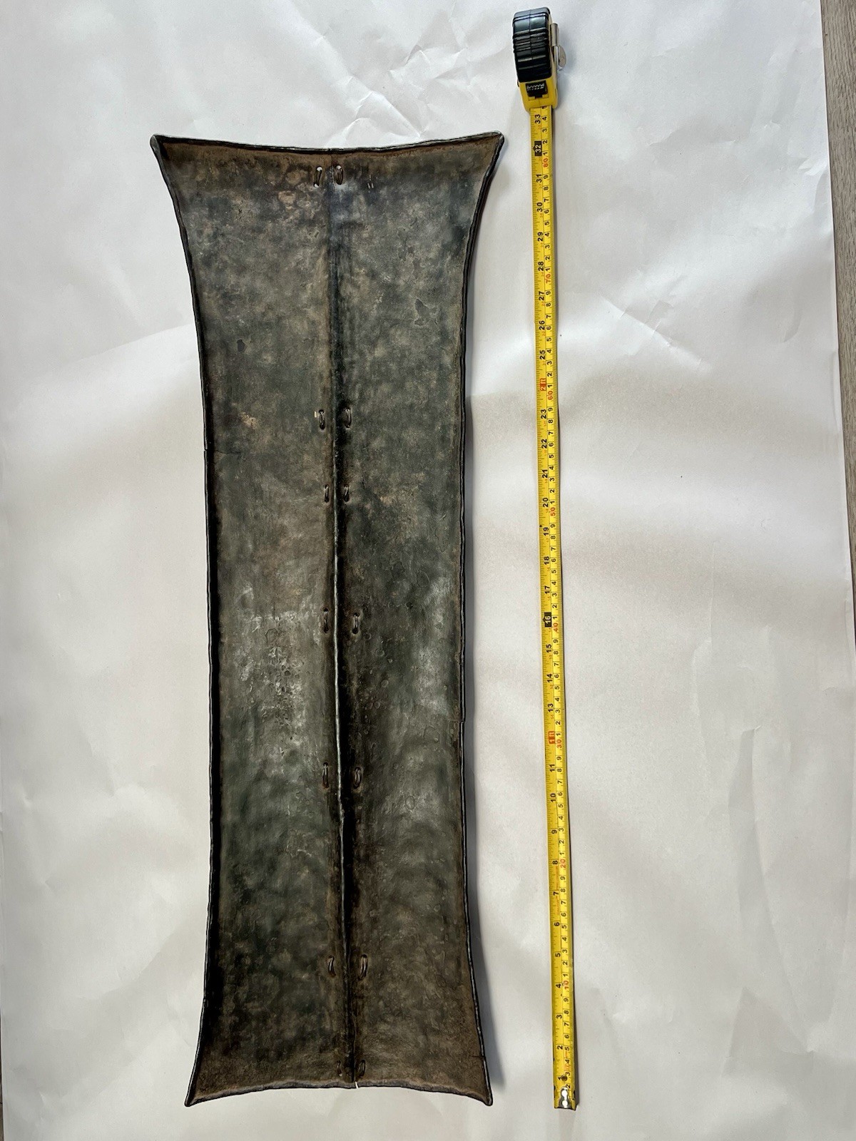 Turkana Tribe of Kenya – Rare Old African Iron Shield – Hunting Warfare. Patina!