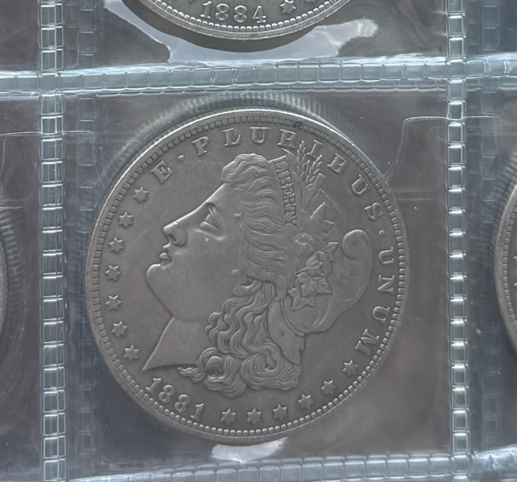 1881-S AU Liberty Head Silver Relic San Francisco Mint#9444