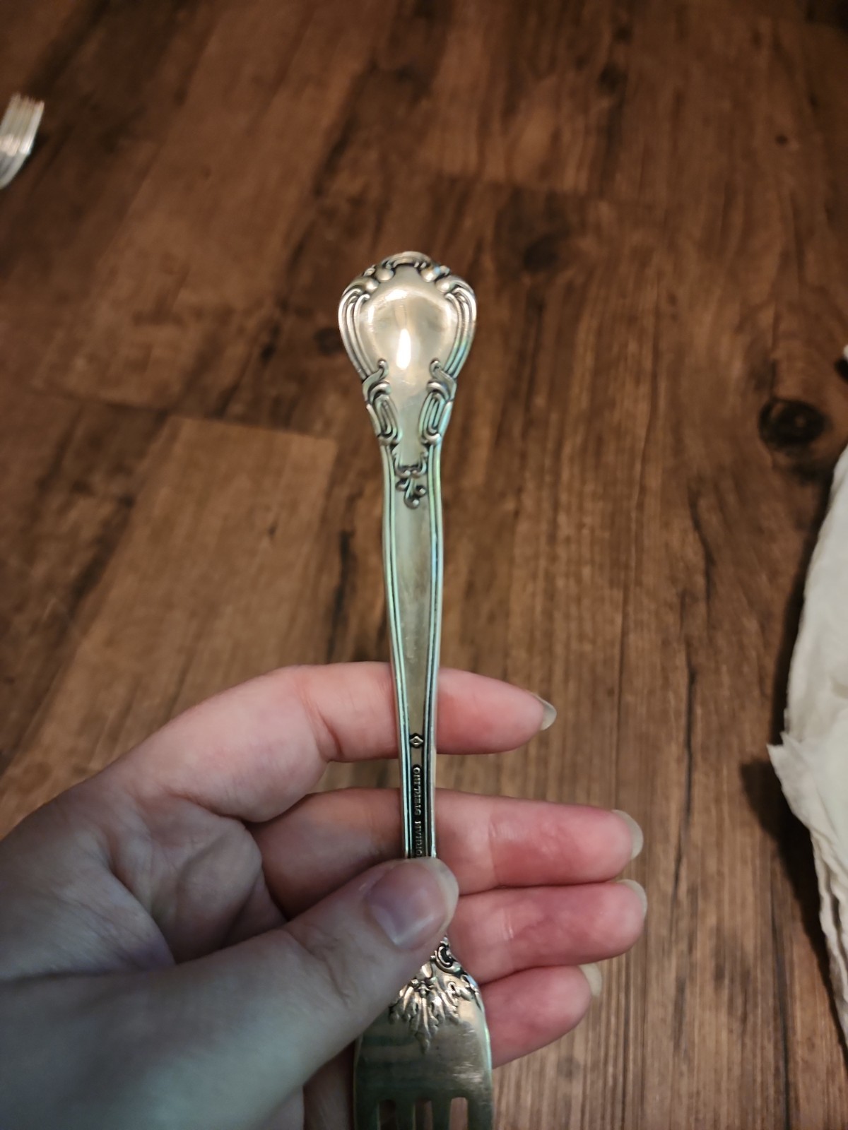 Gorham Chantilly Sterling Silver ONE Dinner Fork 7.5” 1.8 Oz No Monogram