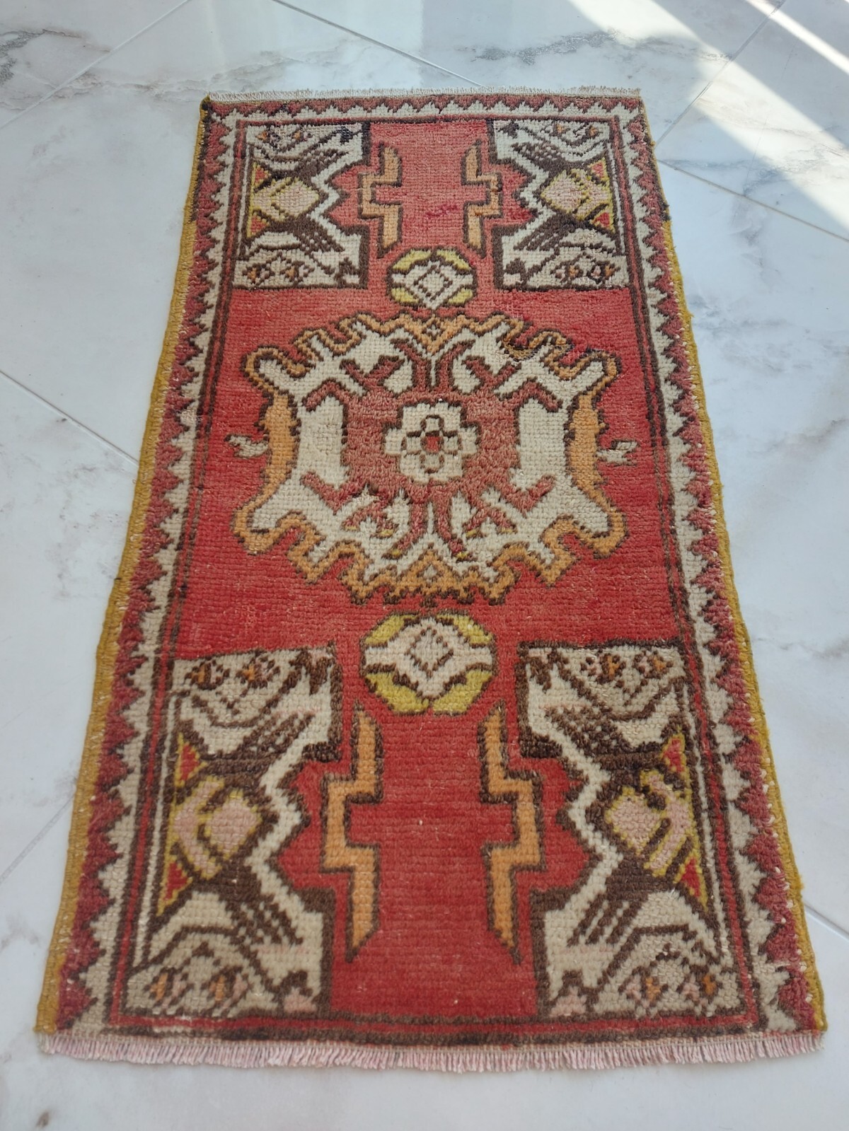 Any Room Carpet Rug, Vintage Rug Handmade 2×3 Rug Multifunction Rug Ofiice Rug