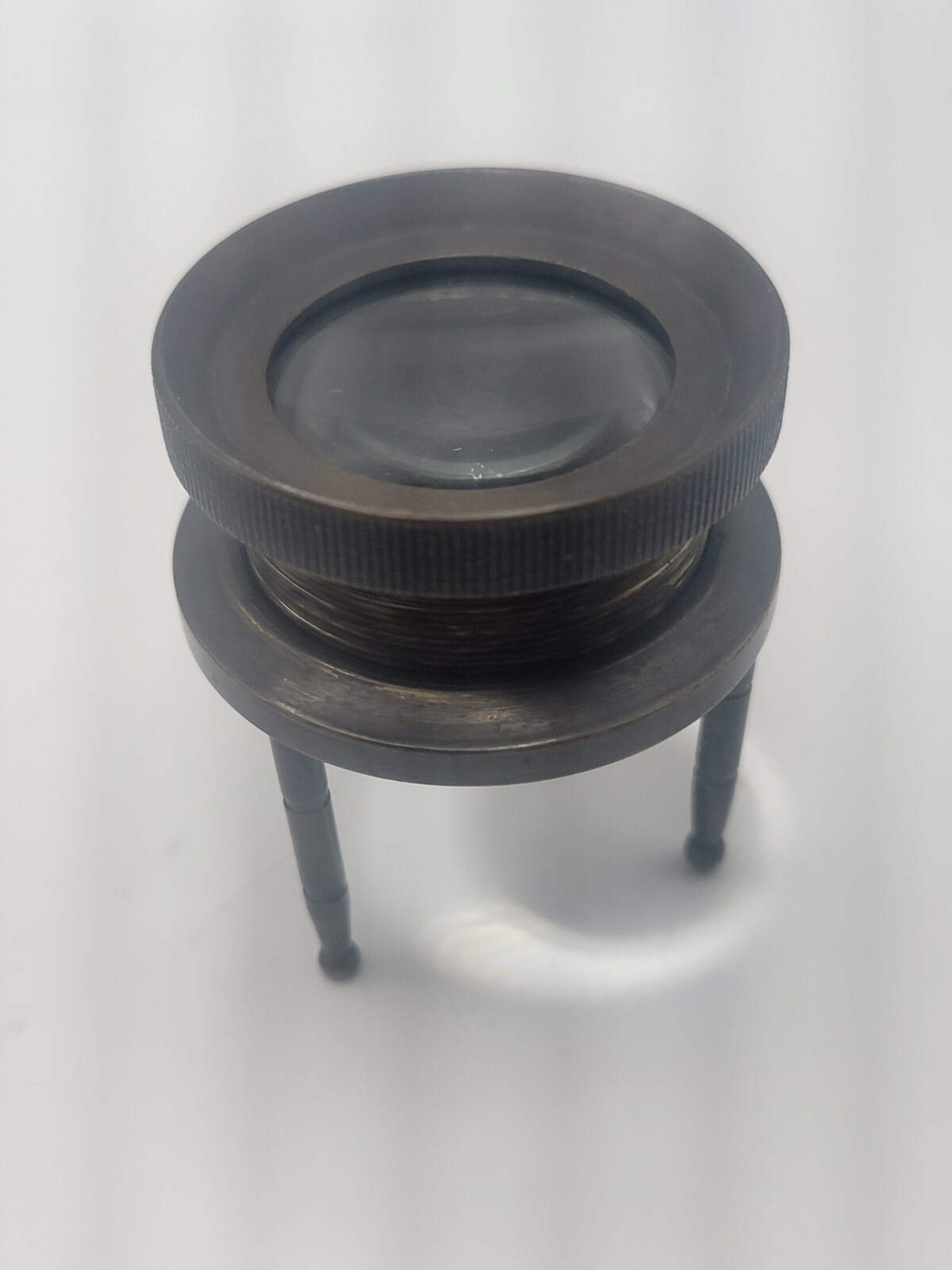 Antique Optical Co. Magnifying Glass Map Reader / Loupe Pre- Bausch Lomb 1900