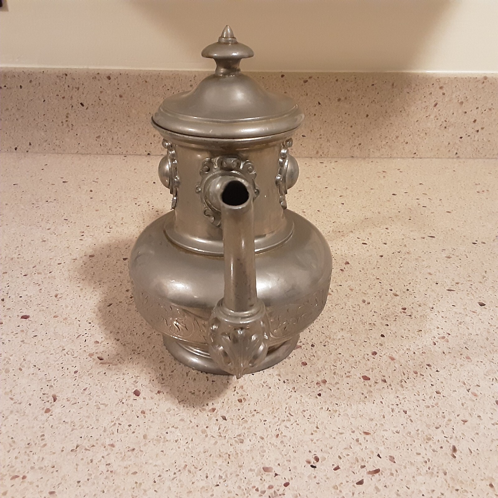 Art Nouveau Pewter Gerhardi & Co. Tea/Coffee Pot #1580