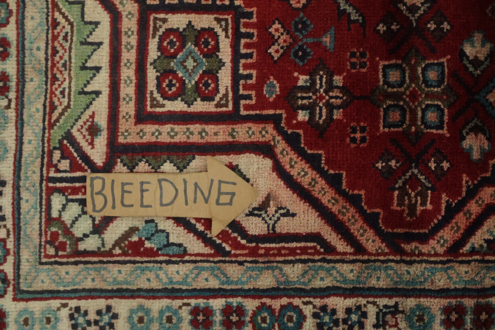 Vintage-Inspired Traditional Area Rug 5×9 Hand-knotted Wool Geometric Red Carpet