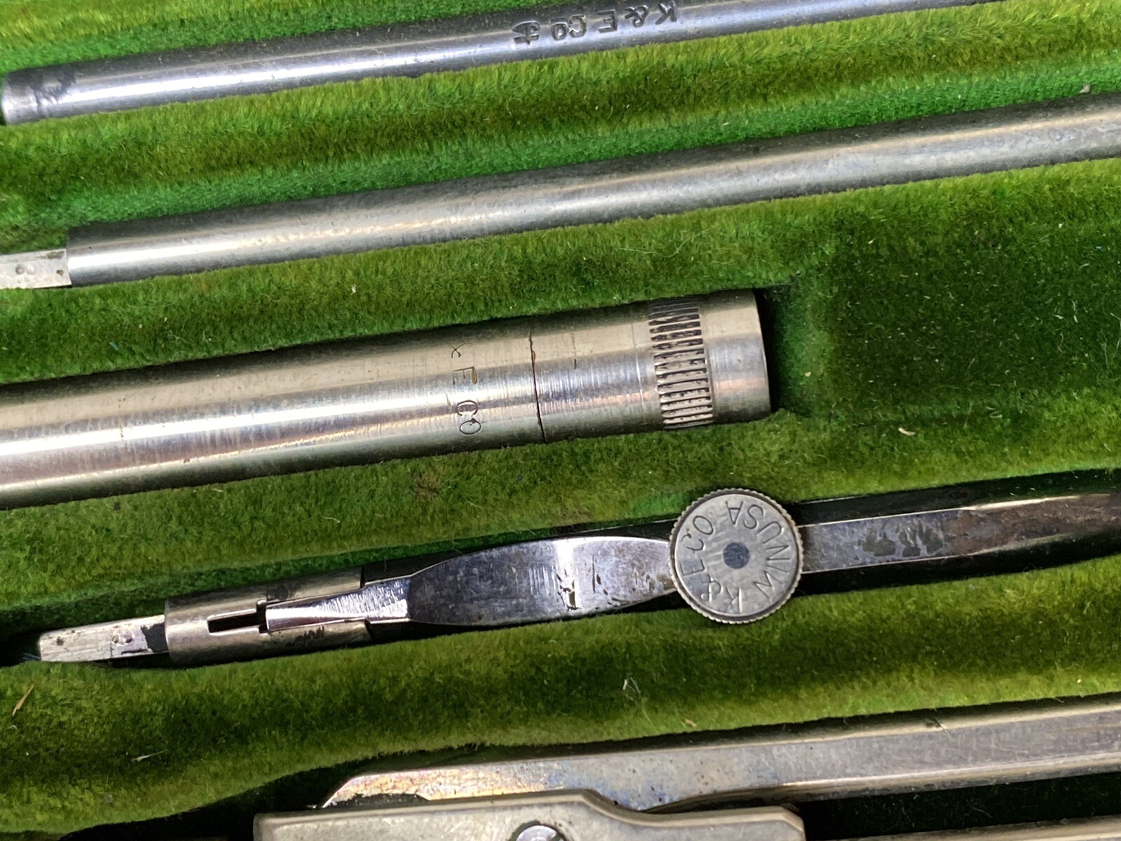 Antique Keuffel & Esser Co. Drafting Tools, Complete Set, Beautiful Early Case