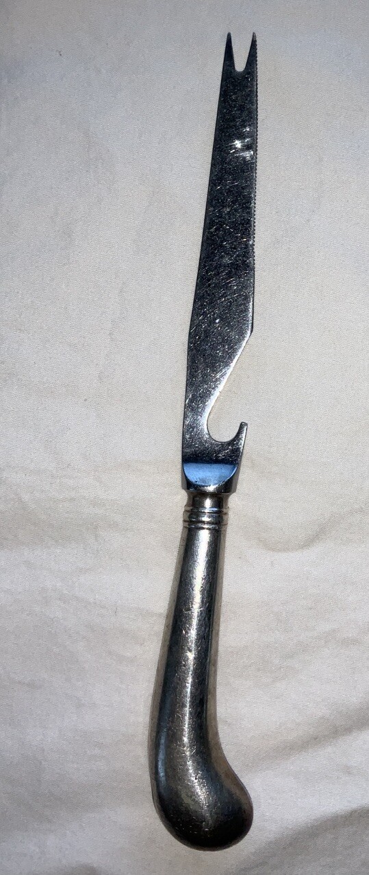 John Turton Sheffield England Silverplate Bar Knife