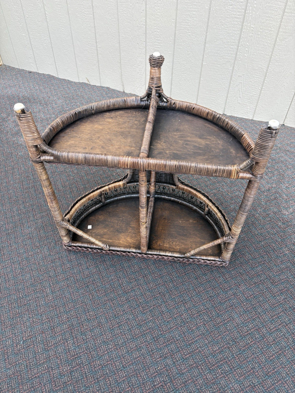 67362 Wicker Console Table Hall Stand