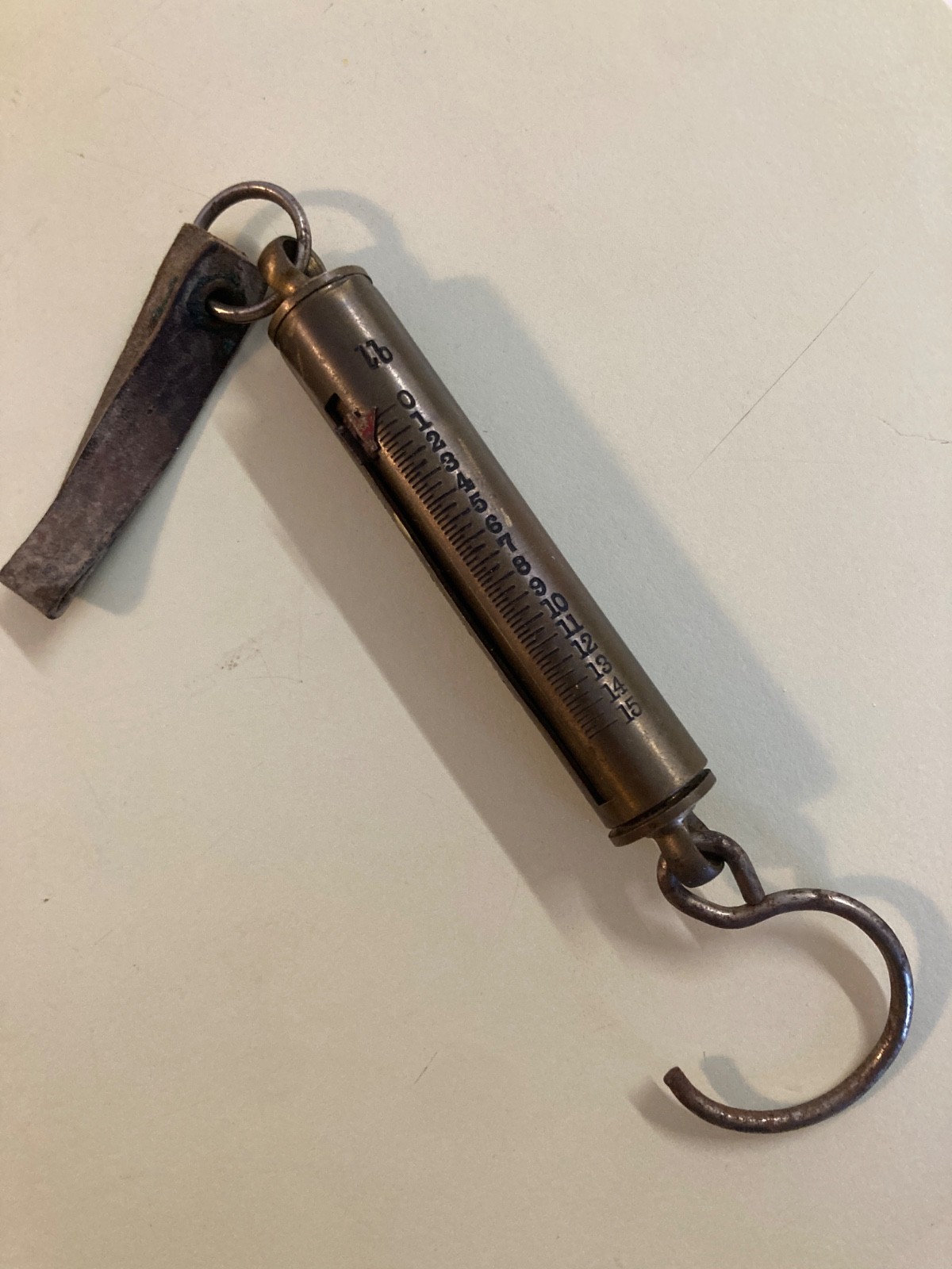 Brass Scale. 30lb. Chatillon NY. spring. Vintage. 4″