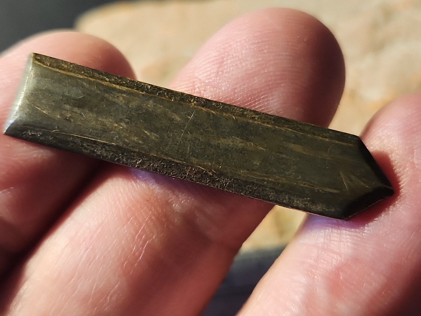 Roman/Byzantine 4th/6th C. AD Bronze Strapend. Please Read description. LA108n