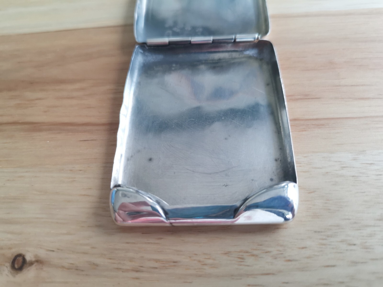 Solid Silver Business Card Holder