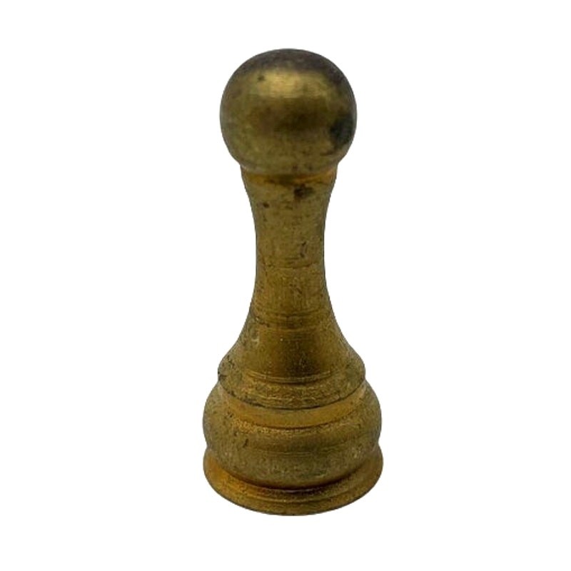 Vintage Antique Brass Lamp Finial 3/8″ Thread Art Deco Retro Mid Century