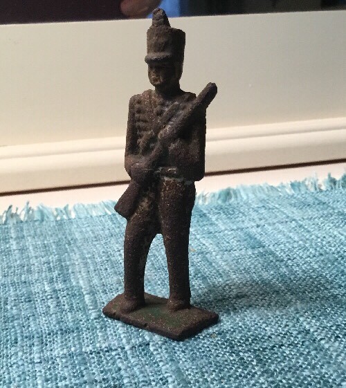 Antique Cadet Metal Soldier -3 1/4 Inches High