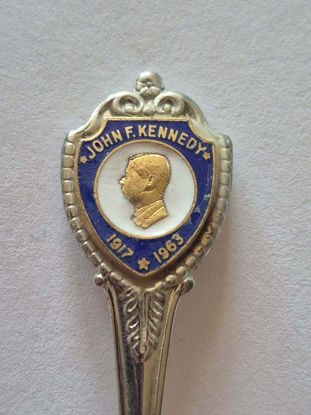 John F Kennedy Vintage Souvenir Spoon Collectible