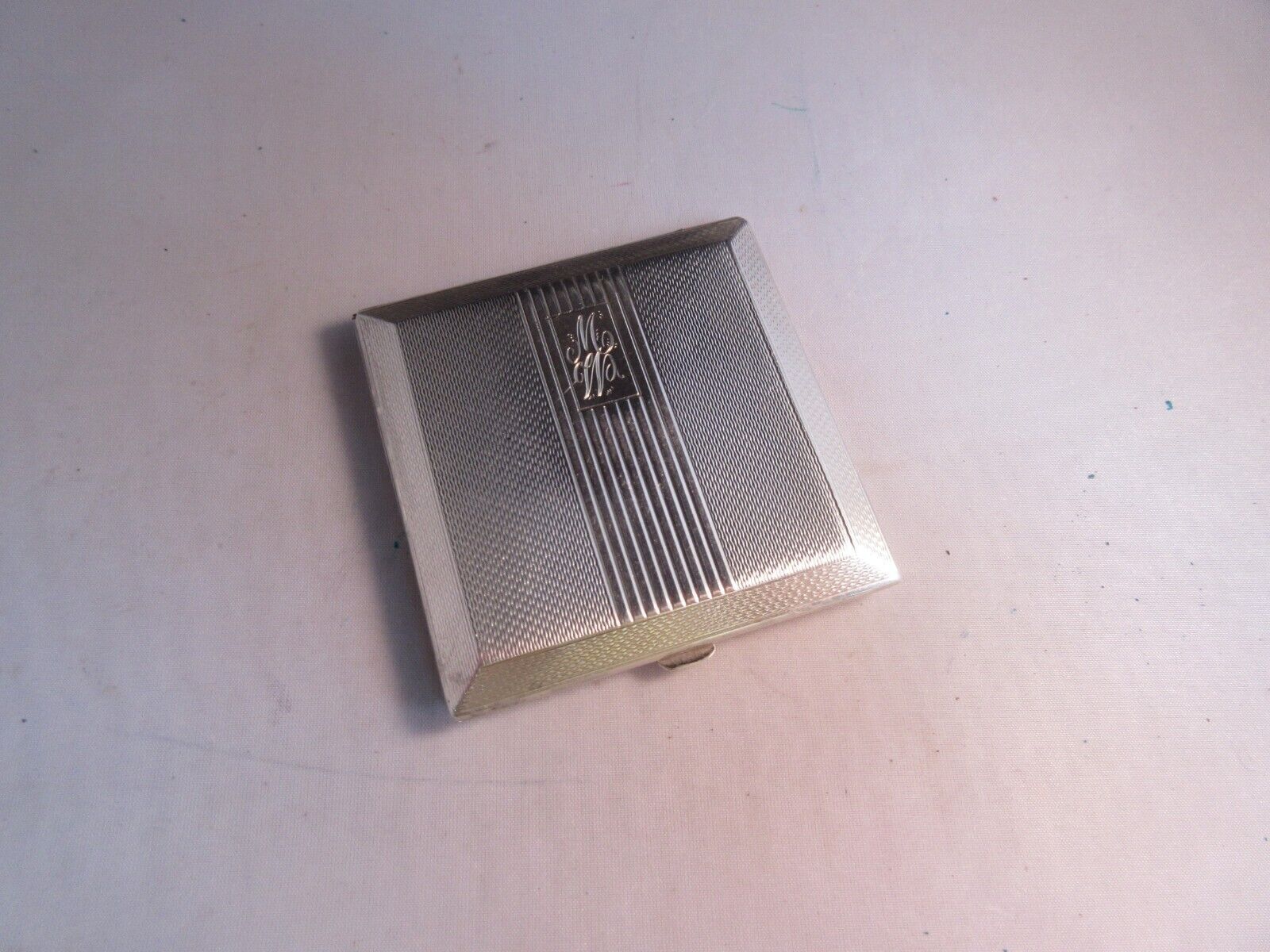 1941 .925 STERLING SILVER COMPACT CASE 80 GRAMS JOHN ROSE BIRMINGHAM