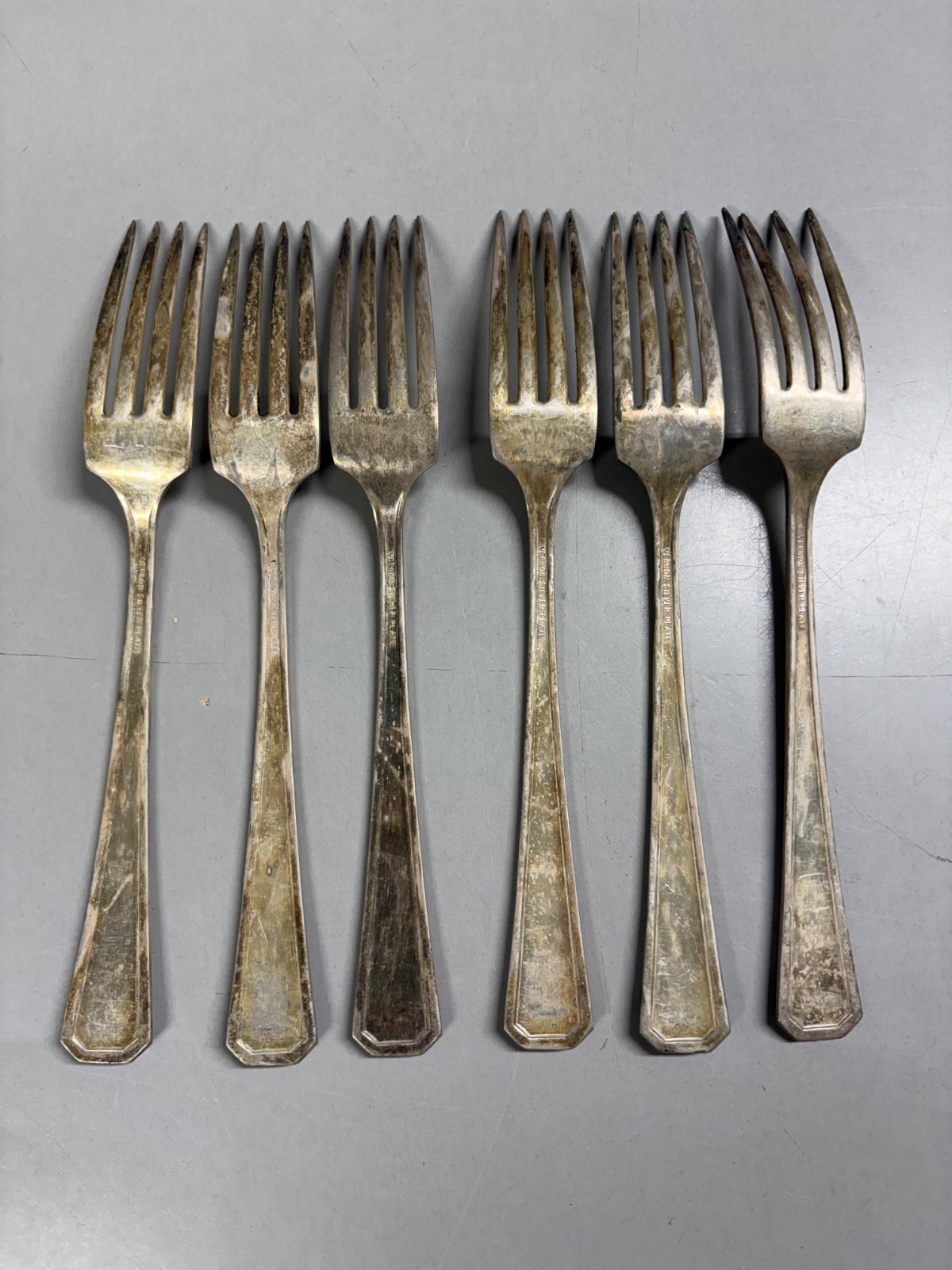 1938 Antique Jewel Silverplate Set Of Silverware – 63 Pieces Vernon, Plymouth…