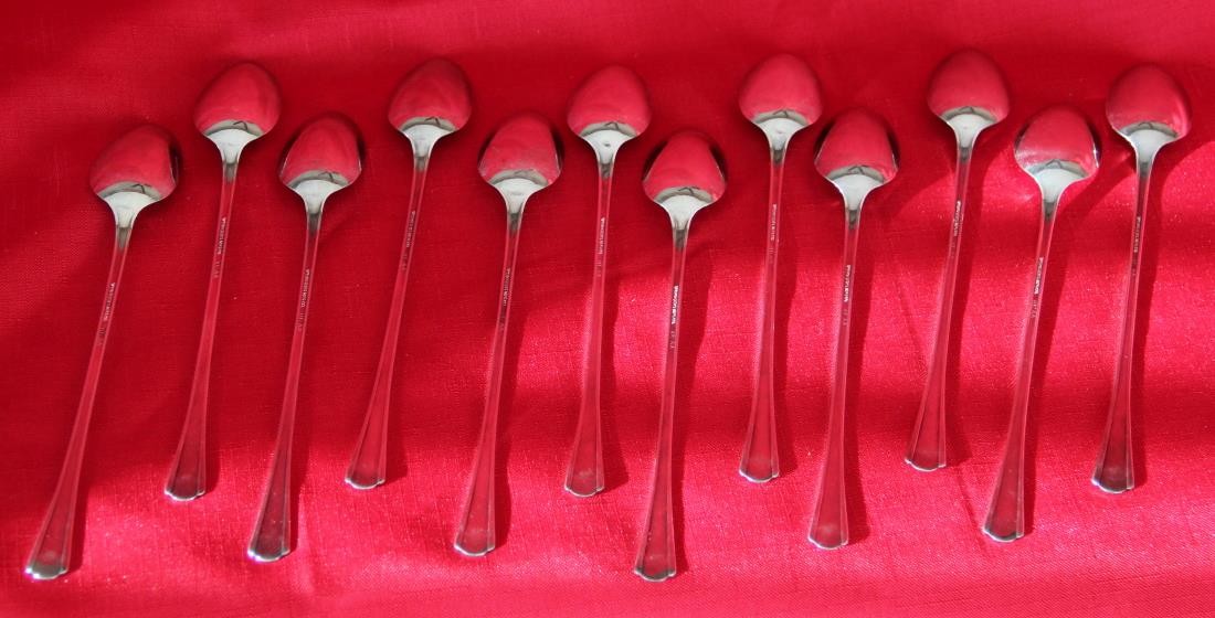 12 International Silver Wm. Rogers – Sovereign Iced Tea Spoons 1939 Silverplate