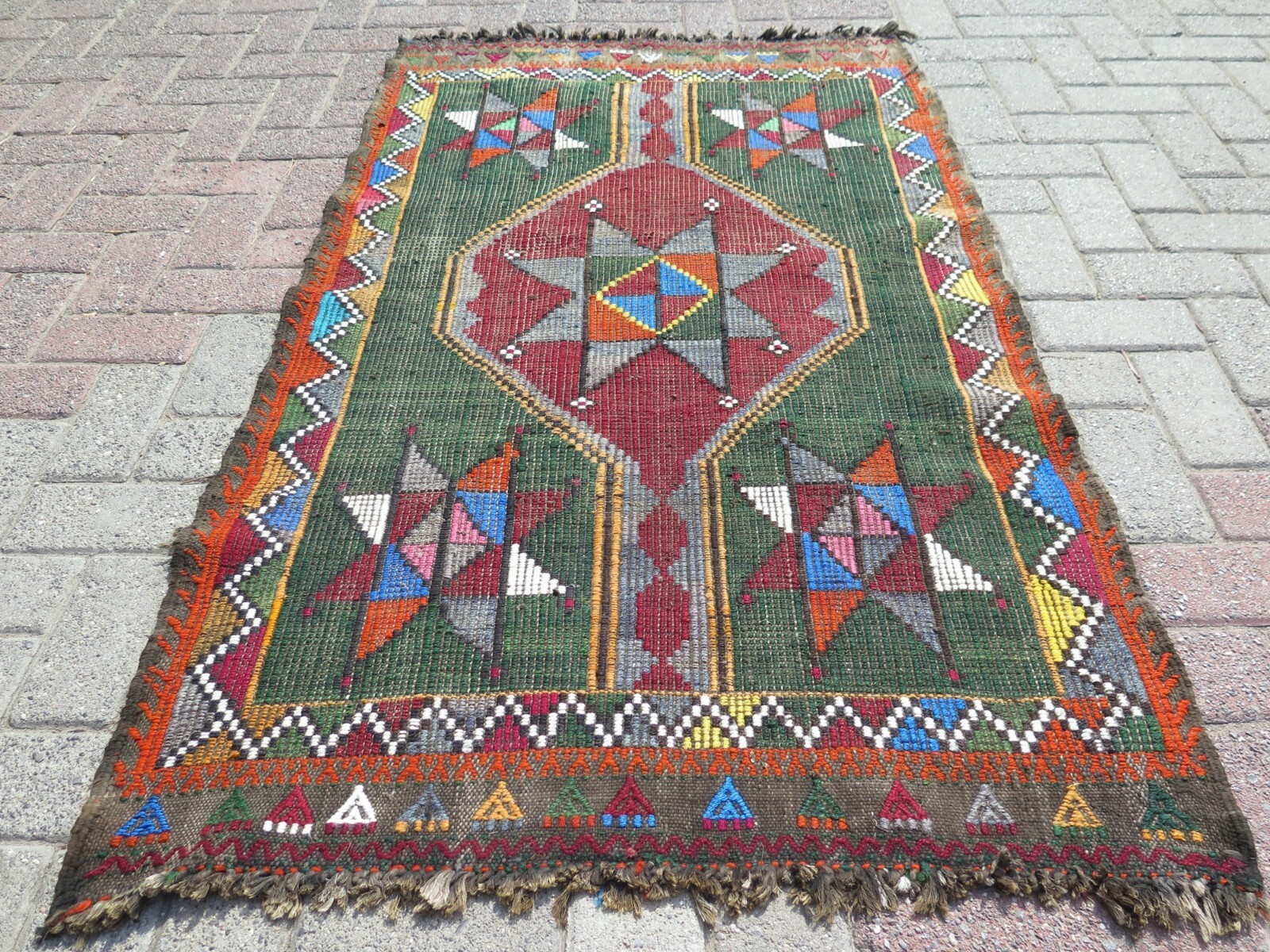 Anatolia Small Kilim, SmallRug, Doormat, Bedroom Rug, Small Carpet Tapis 36″x61″