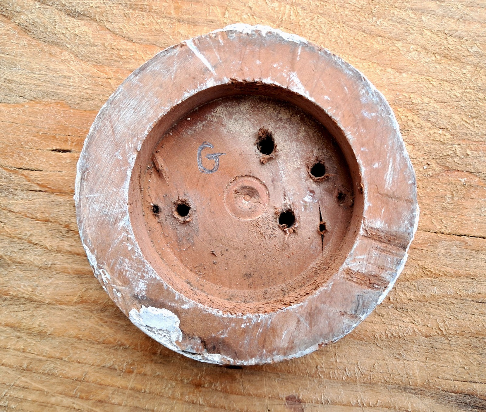 Vintage 1930s Wooden Pattress for Dolly Light Switch Period House Shabby #G