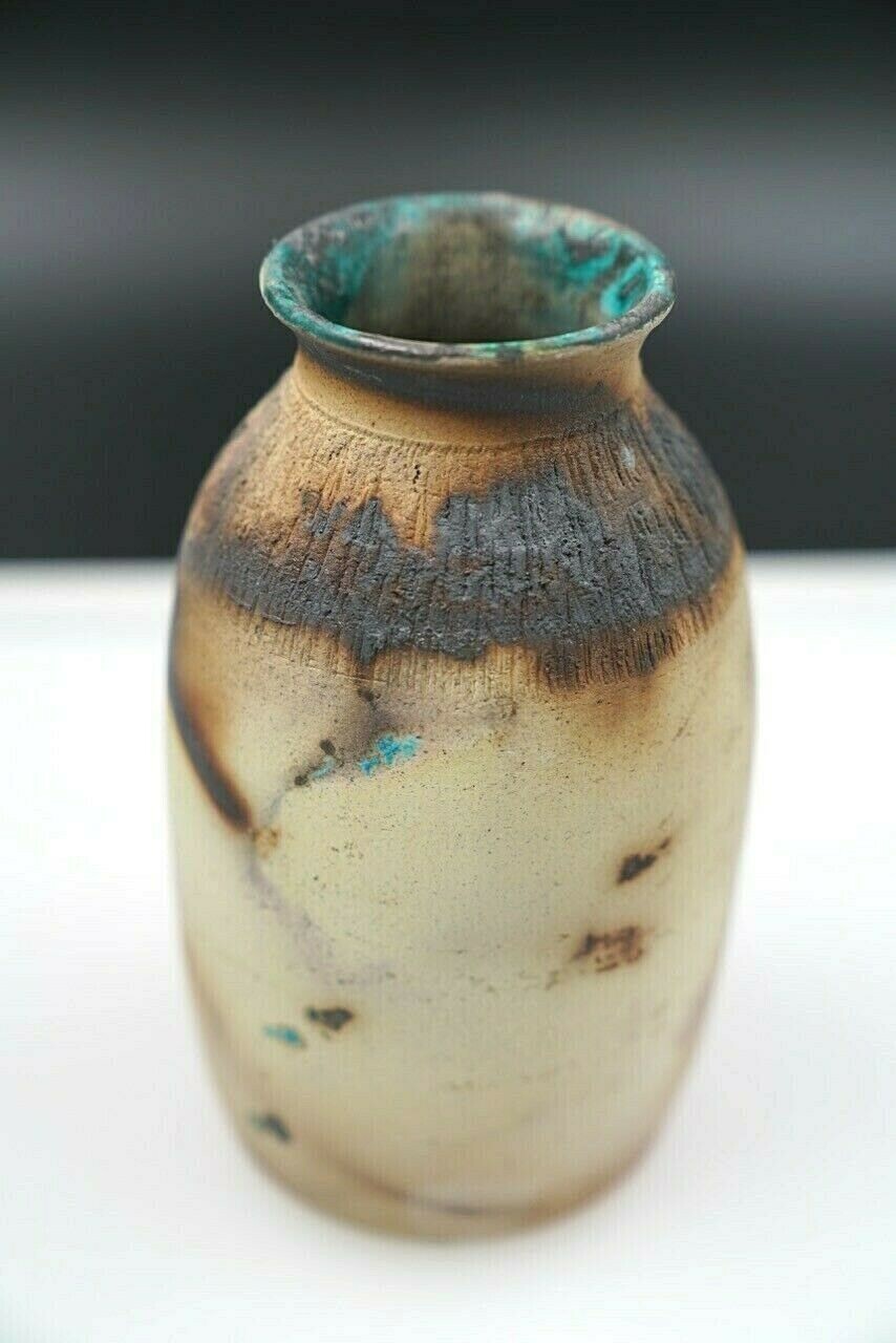 Beautiful Glazed Modern Artist M.L.H Studio Art POTTERY Vase