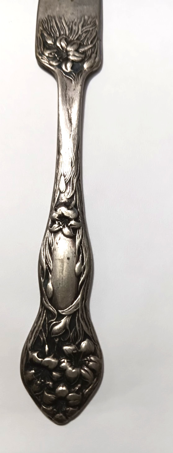 Antique Vintage Stratford Silver Co AXI Silver Plate Lilyta 1909 Butter Knife