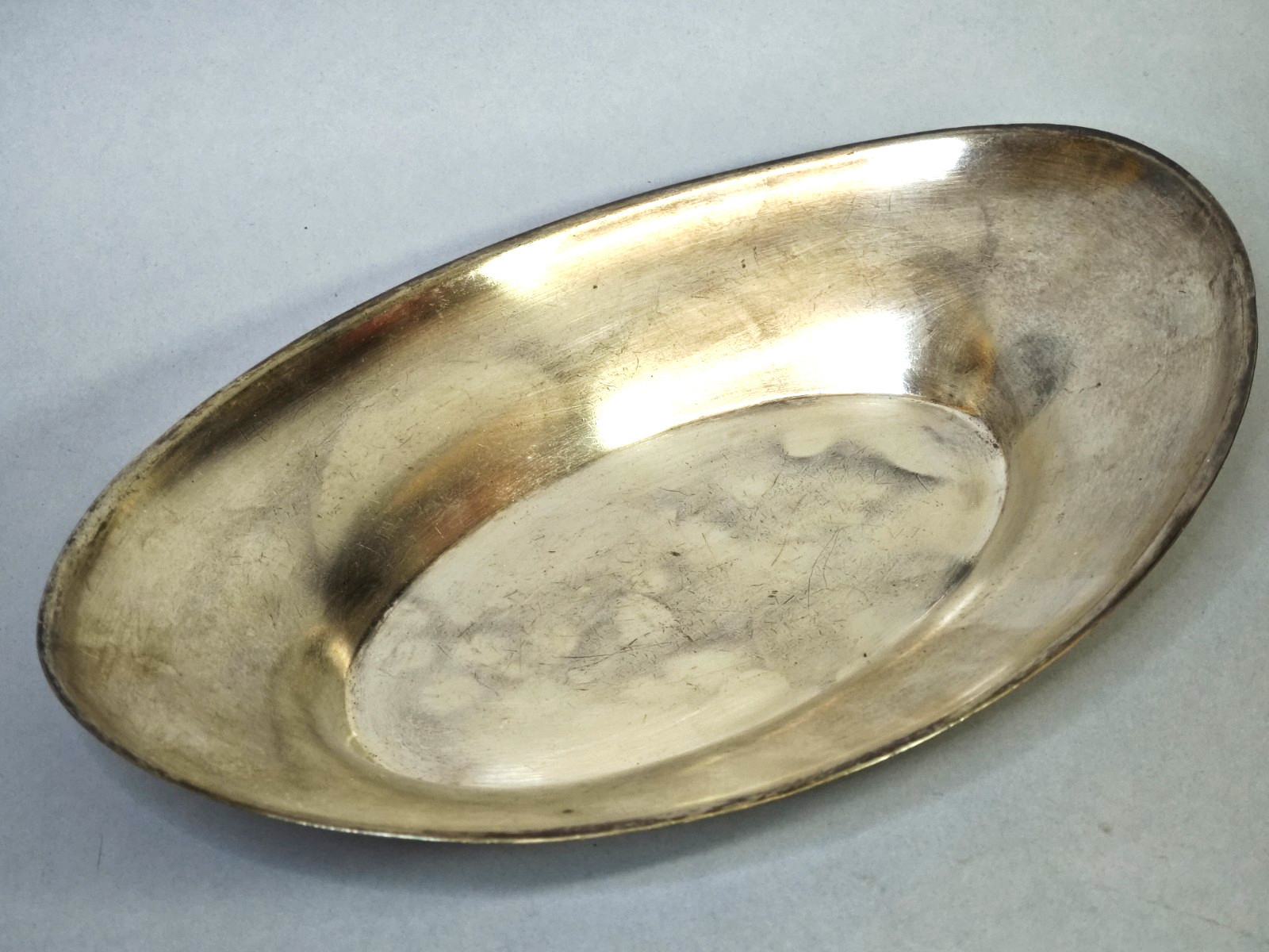 Vintage Arthur Price of England Silverplate Bread Basket Oval Serving Bowl HEAVY