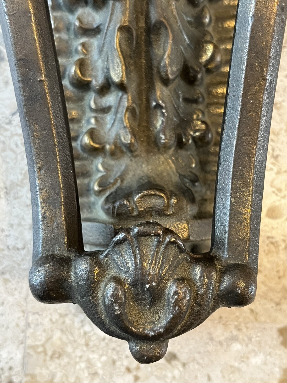 LARGE 8 1/2″ ANTIQUE c.1896 AMERICAN EAGLE ARCHITECTURAL SALVAGE DOORKNOCKER