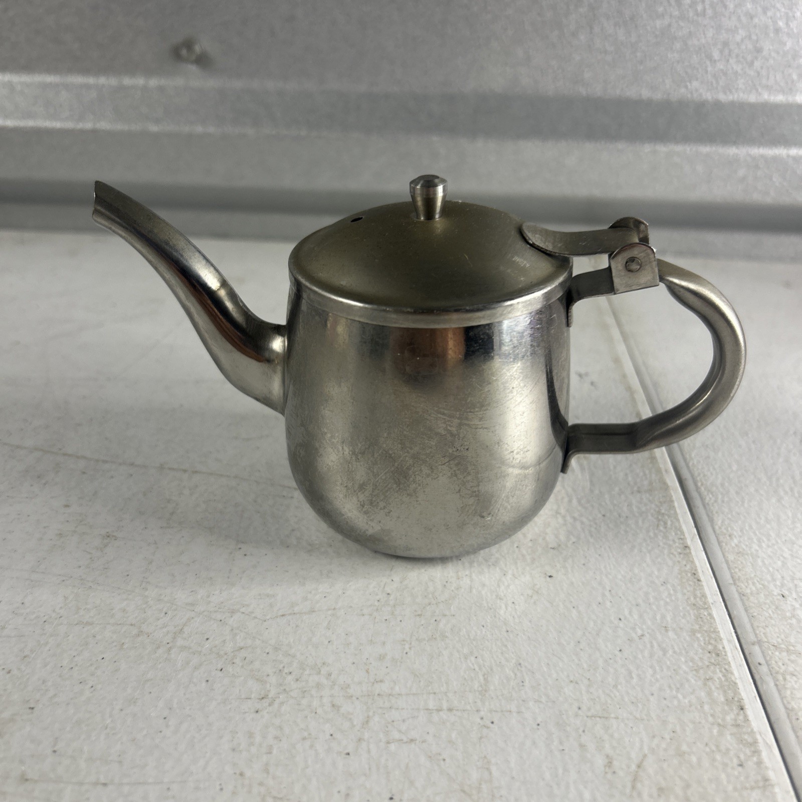 Vintage Vollrath 46310 Stainless Steel Individual Creamer Or Teapot Server