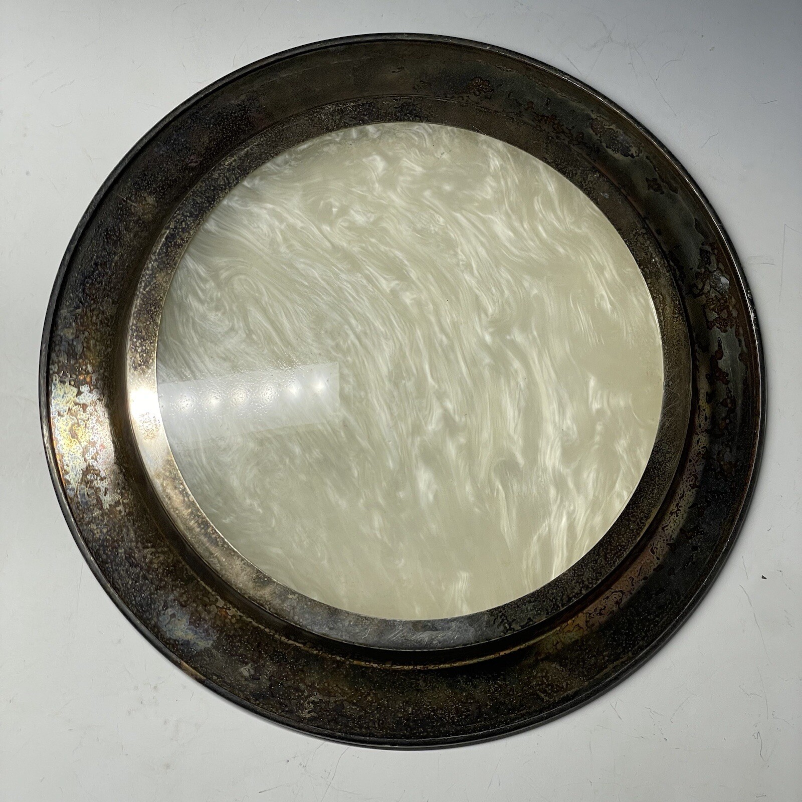 Vintage Oneida Silver Pated Vanity Tray Plastic Base Bottom Silverplate