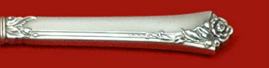 Damask Rose by Oneida Sterling Silver Cheese Server Straight Edge 7 1/8″ Custom