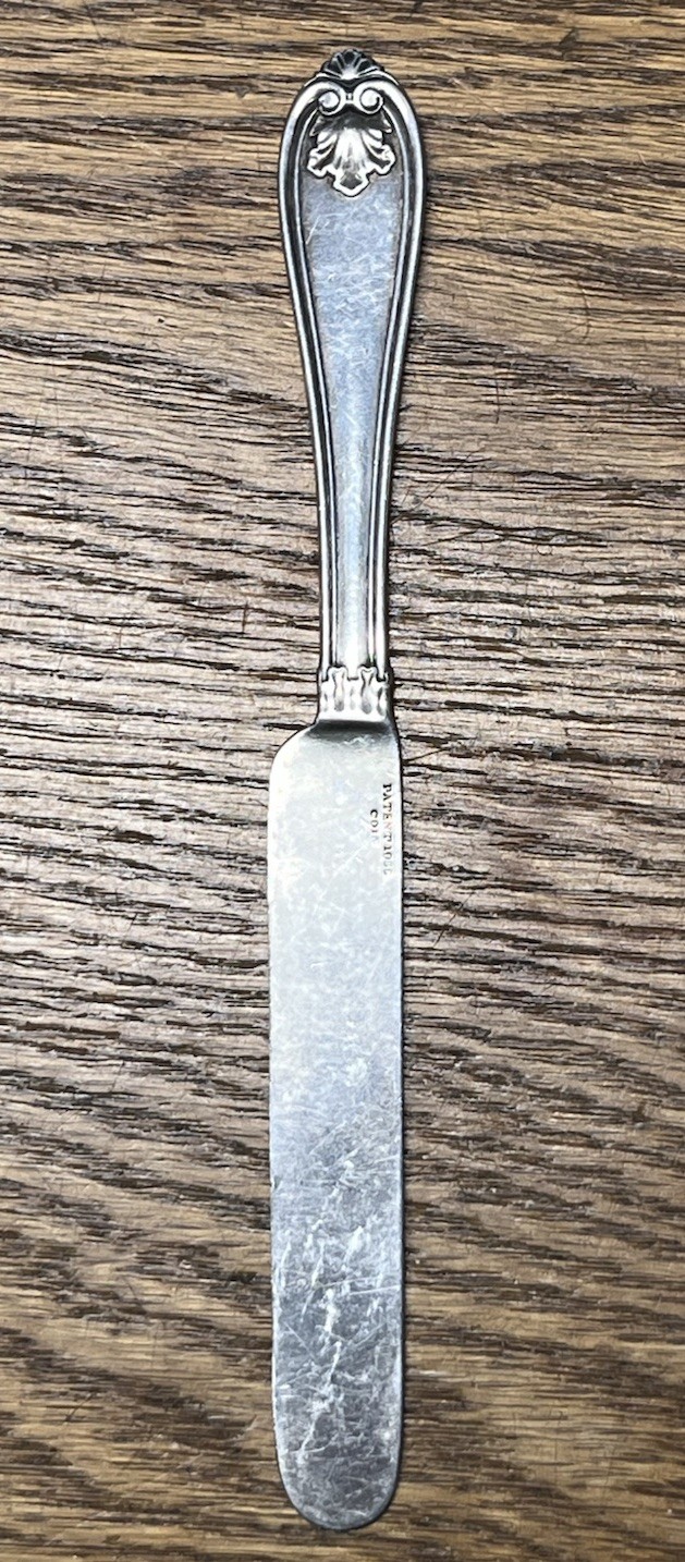Josephine by Gorham pat 1855 Solid Coin Breakfast Tea Youth Knife Monogram