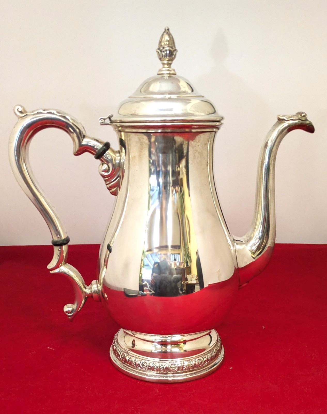 Sterling Silver Coffee Pot by International Prelude #1240, 10-1/2”Tall