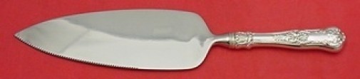 New Queens by Gorham Sterling Silver Cake Server HH w/Stainless Custom 9 3/4″