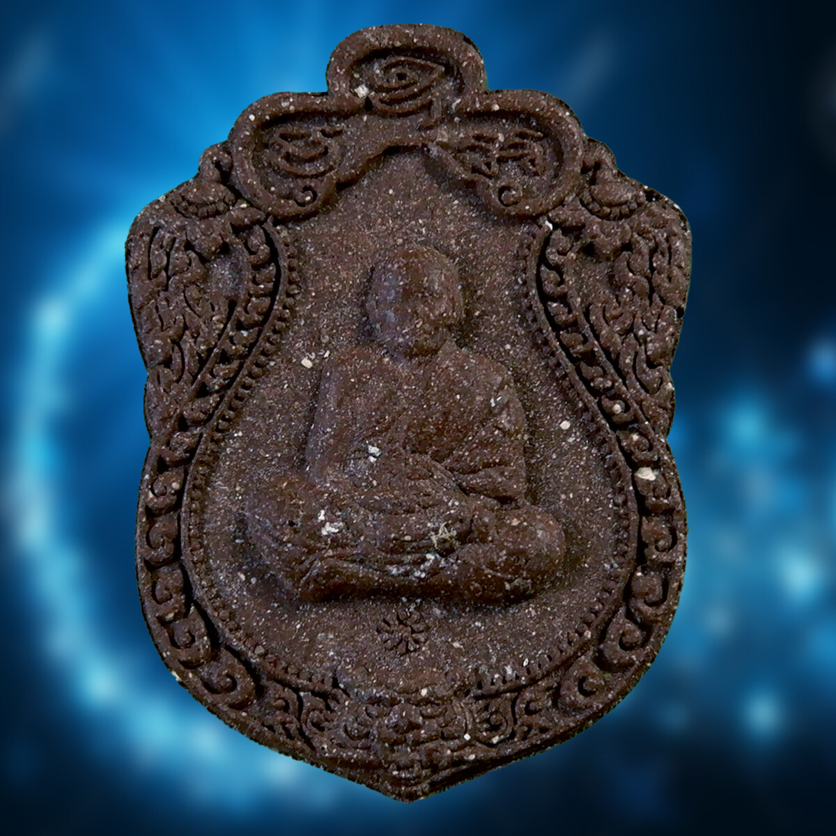 Genuine Sacred Powder Thai Amulet Phra LP PHAT Powerful Wealth Talisman Lucky