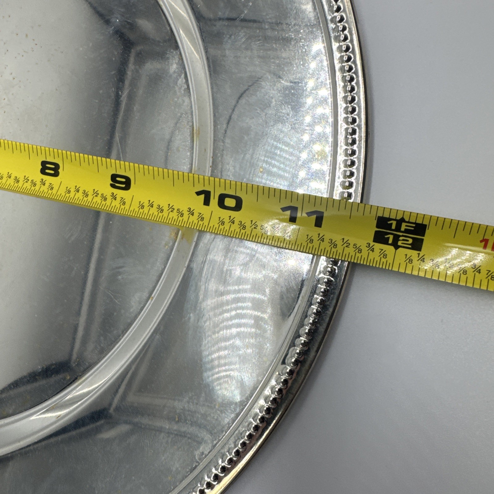 Godinger Silver Plated Charger Plates (set of 10) Decor WEAR (11 1/2”)