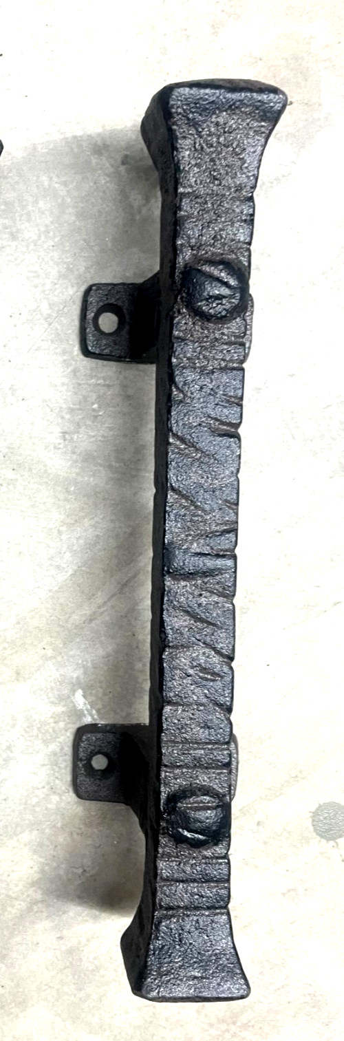 1 Barn Door Pull Handle Rustic HEAVY Cast Iron Grab Gate Handles Easy Install 9″