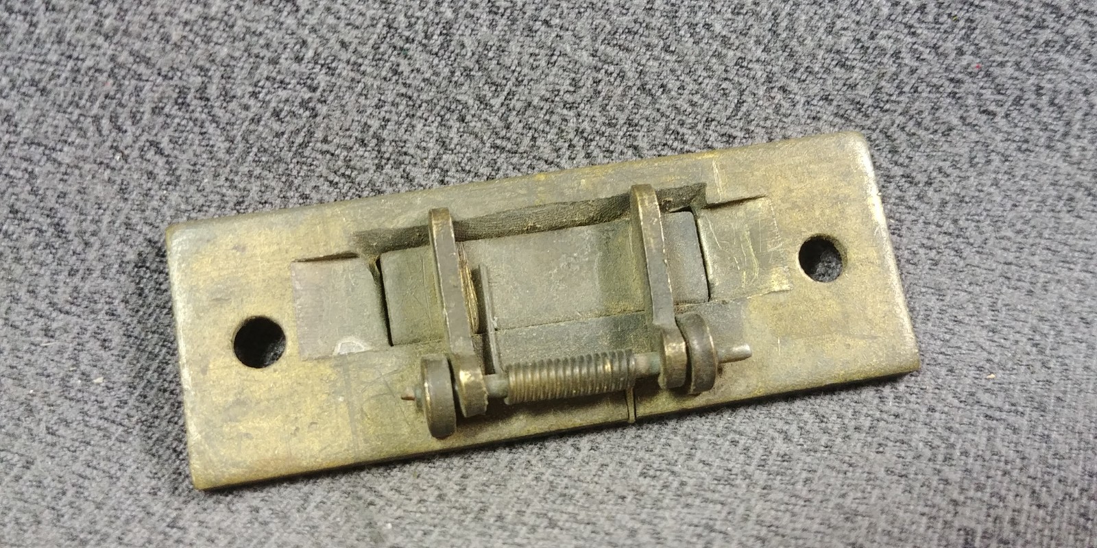 Original Eagle Lock Strike for Roll Top Desk Spring Door Brass Antique Hardware