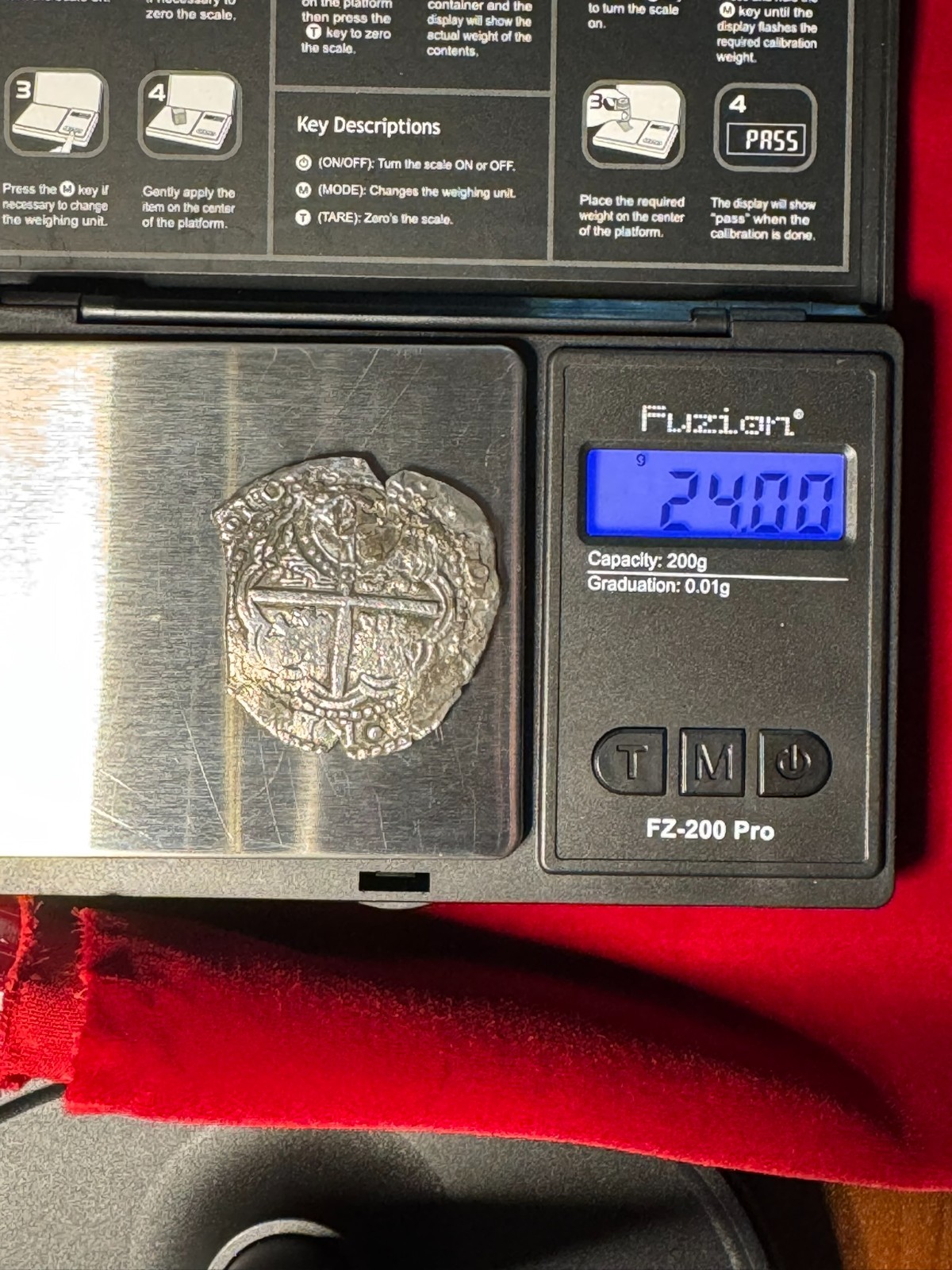Rare 8 Reales Spanish Colonial Coin from the Shipwreck of the Maravillas (1656)