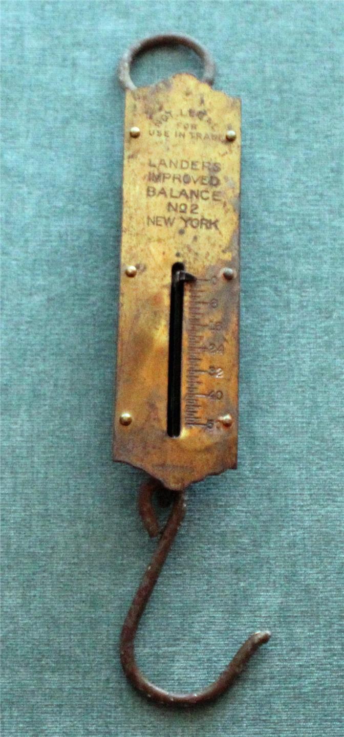 Farmhouse American Landers No. 2 Balance (Hanging Scale), 50 Pounds